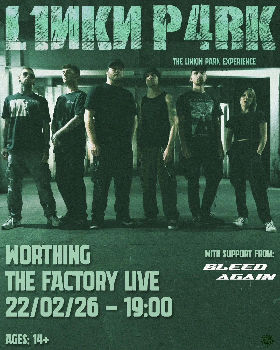 L1NKN P4RK (+ BLEED AGAIN) — The Factory Live